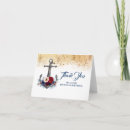 Search for anchor thank you cards Navy blue
