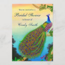 Search for exotic bridal shower invitations Green