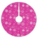 Search for hot pink tree skirts Snowflakes