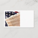 Search for constitution business cards Flag