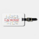 Search for lacrosse luggage tags Player