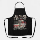 Search for vintage american flag aprons President