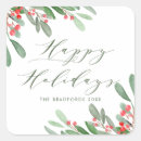 Search for watercolor holly berries stickers Greenery