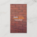 Search for layer business cards Brick wall