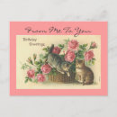 Search for vintage cats birthday cards Pink