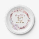 Search for bunny birthday plates Pink