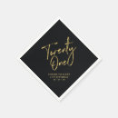 Search for black and gold napkins Cheers