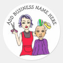 Search for hair salon business stickers Beauty