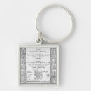 Search for literary square key rings School