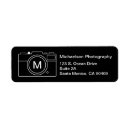 Search for camera return address labels Modern