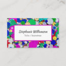 Search for sewing business cards Pink