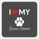Search for i love german stickers Dog lover