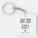 Search for cute aunt key rings Heart