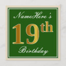 Search for 19th square invitations 19 years old