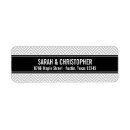 Search for grey chevron return address labels Modern