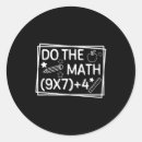 Search for do the math stickers Men women