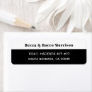 Search for monochrome return address labels Chic
