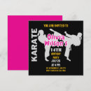 Search for taekwondo birthday invitations Martial arts