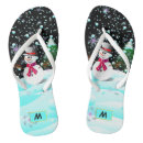 Search for winter flipflops Snowman