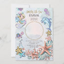 Search for oneder the sea birthday invitations Cute