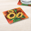 Search for three flowers coasters Yellow