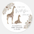 Search for watercolor giraffe stickers Gender neutral boy girl