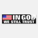 Search for in god we trust bumper stickers America
