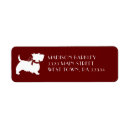 Search for scotty dog return address labels Pet