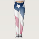 Search for stars and stripes leggings Red