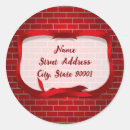 Search for red brick stickers Merry christmas
