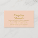 Search for bridal shower enclosure cards Typography