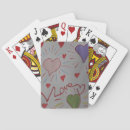 Search for cute valentine playing cards Watercolor
