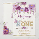 Search for purple elephant invitations Wild one