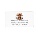 Search for cat lover return address labels Crazy cat lady