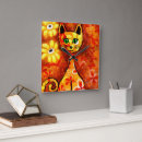 Search for whimsical cat art Orange