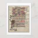 Search for illumination postcards Middle ages