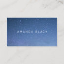 Search for starry business cards Simple