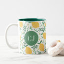 Search for colorful tropical mugs Monogrammed
