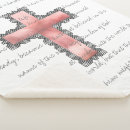 Search for religious cross blankets Scripture