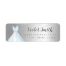 Search for quinceañera return address labels Watercolor