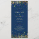 Search for gold foil wedding programs Ceremony