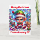 Search for funny elf christmas cards Snow
