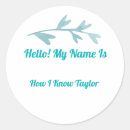 Search for hello my name is tag stickers Elegant