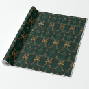 Search for dark green and gold wrapping paper Pattern