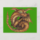 Search for winged serpent postcards Dragon