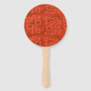 Search for red hand fans Geometric