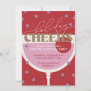 Search for mid century modern christmas invitations Red