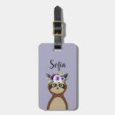 Search for sloth luggage tags Cute