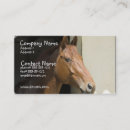 Search for quarter business cards Equestrian