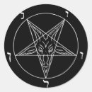 Search for dark art stickers Baphomet